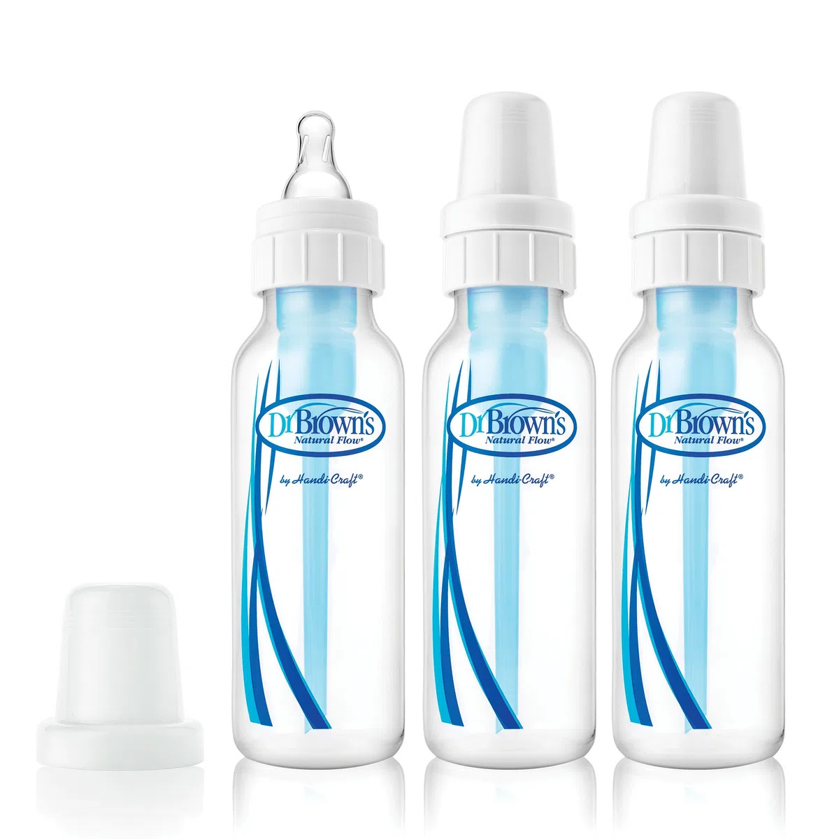 Dr. Browns Natural Flow / 3 BABYFLASCHEN / ANTIKOLIK / JE 240ml