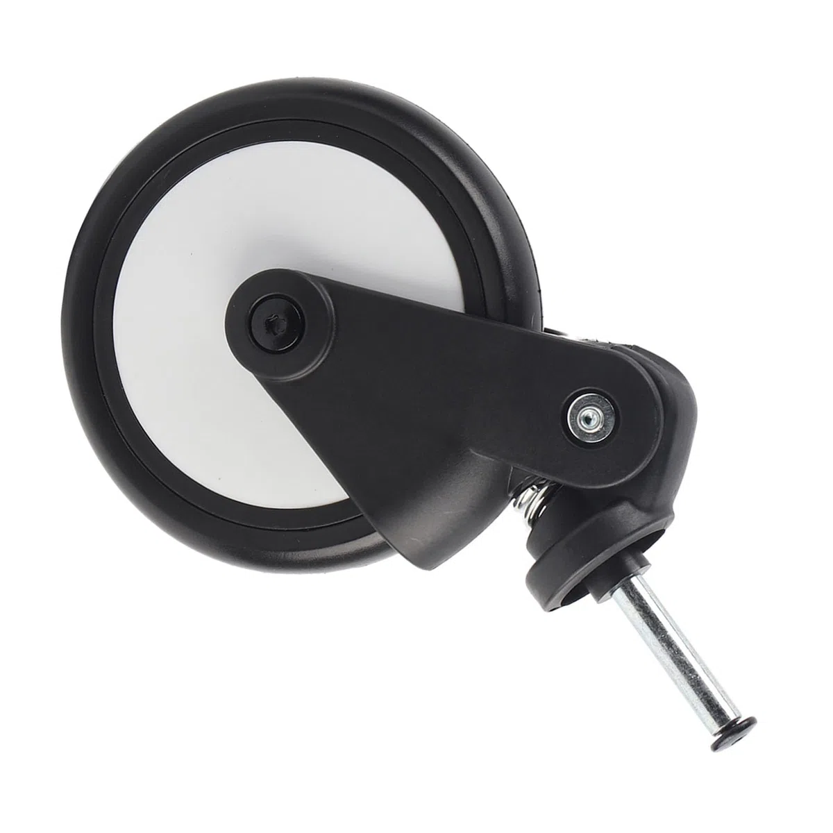 Kinderwagenrad, verschleißfestes Kinderwagenzubehör Zubehör 360-Grad-Drehung Praktisch für Kiddopotamus für Yoya für Yoyo für Chbaby(A pair of front wheels)