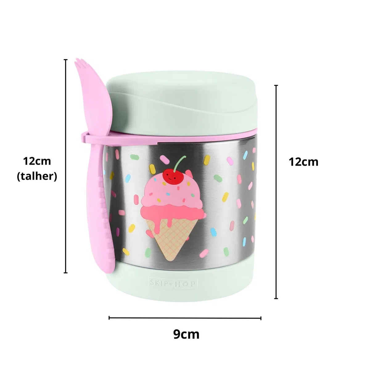 Skip Hop Isolierte Babynahrung Glas Sparks Ice Cream