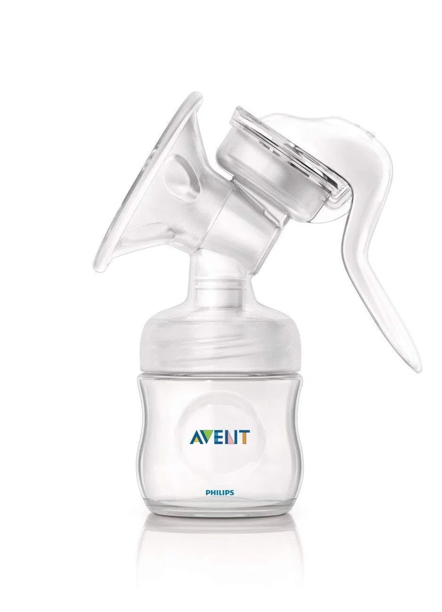 Avent Natural Milchpumpe mit Flasche