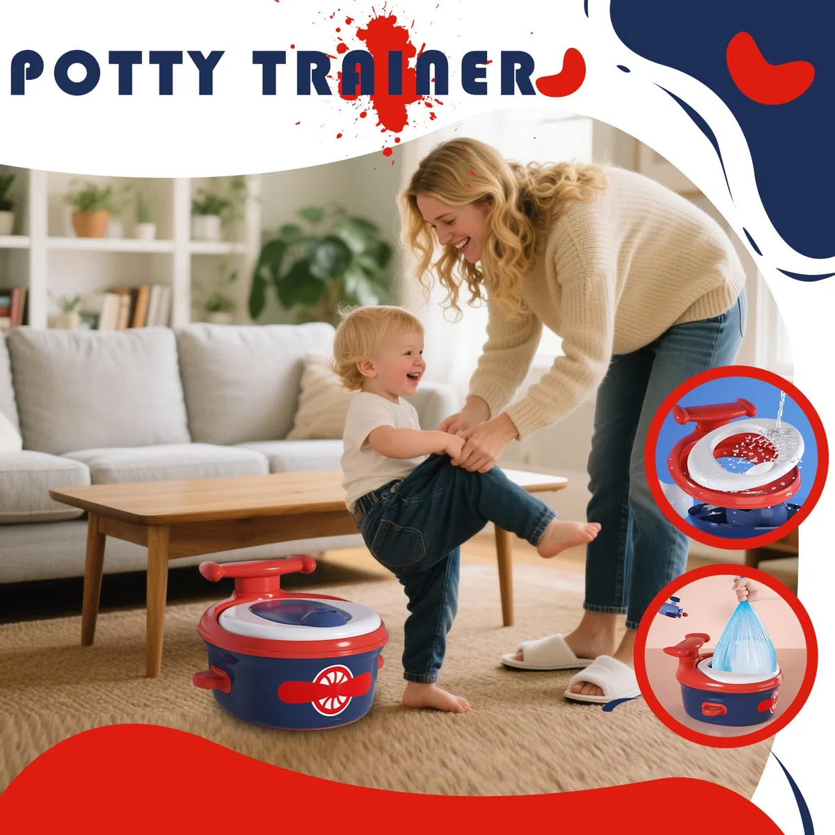 Töpfchen Für Sauberkeitstraining Töpfchen Stuhl | Antirutsch Sitz Für Mädchen Ab 6 Monaten Bis 6 Jahre Home School Reise Bettzeit Routine
