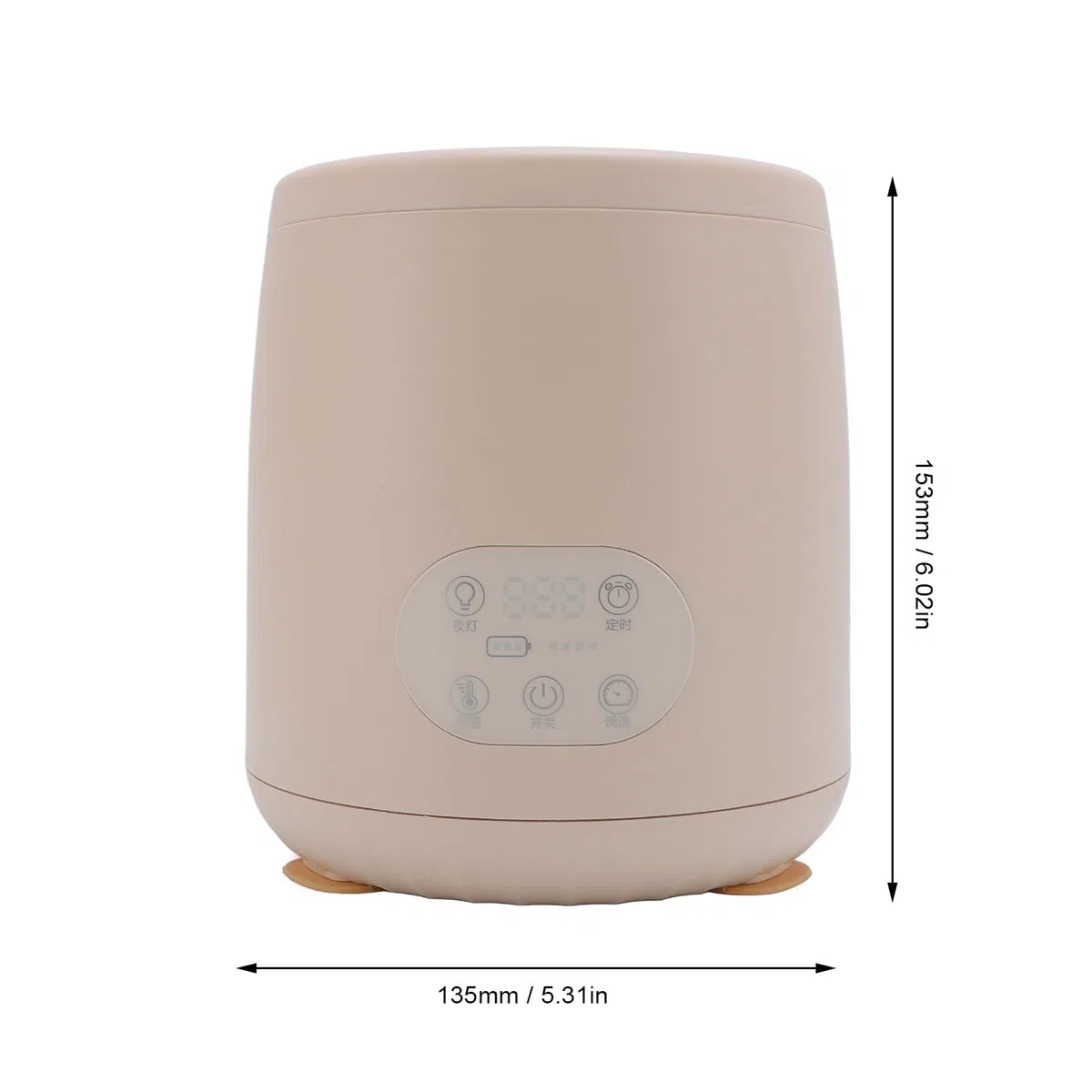 Baby-Milchflaschenwärmer, Automatischer Milchflaschen-Shaker, 3 Mischmodi, 4 Geschwindigkeitseinstellungen, Geräuscharm, Tragbarer Flaschen-Shaker-Wärmer mit Konstanter