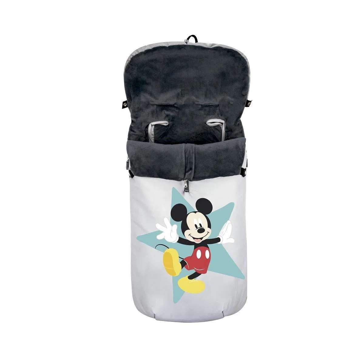 Interbaby Universal Fußsack Kinderwagen Winter | Weiche, Warme, Wintersack Kinderwagen | Abnehmbare fußsack, Doppelte Öffnung, Leicht zu Waschen, Antiallergene Materialien, Mickey Geo