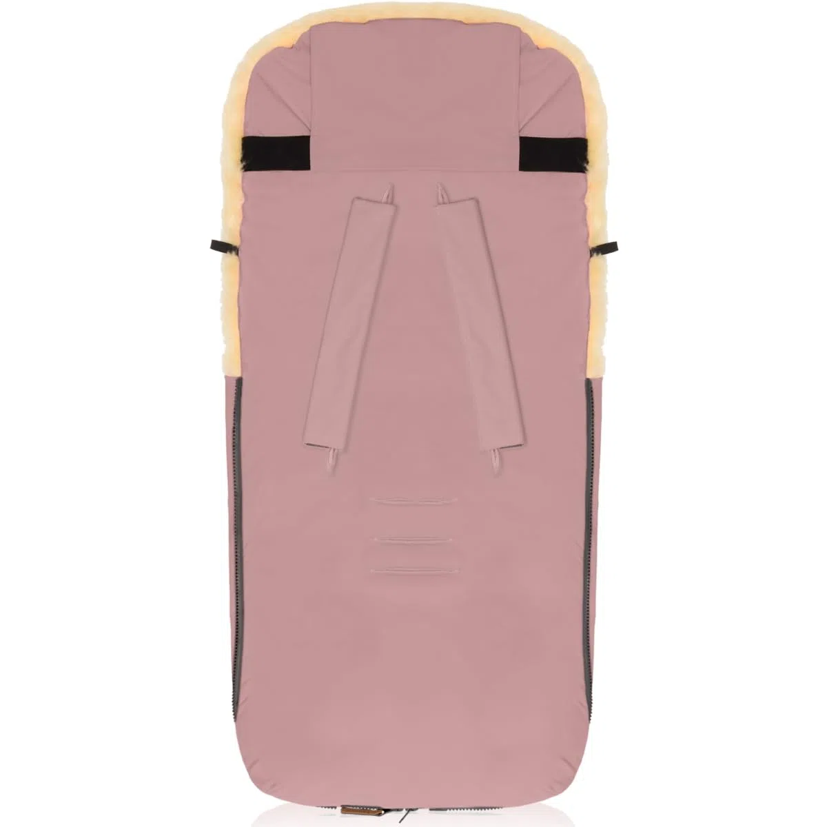 Fillikid Winterfußsack Lammfellfußsack für Kinderwagen Buggy Jogger Rosa