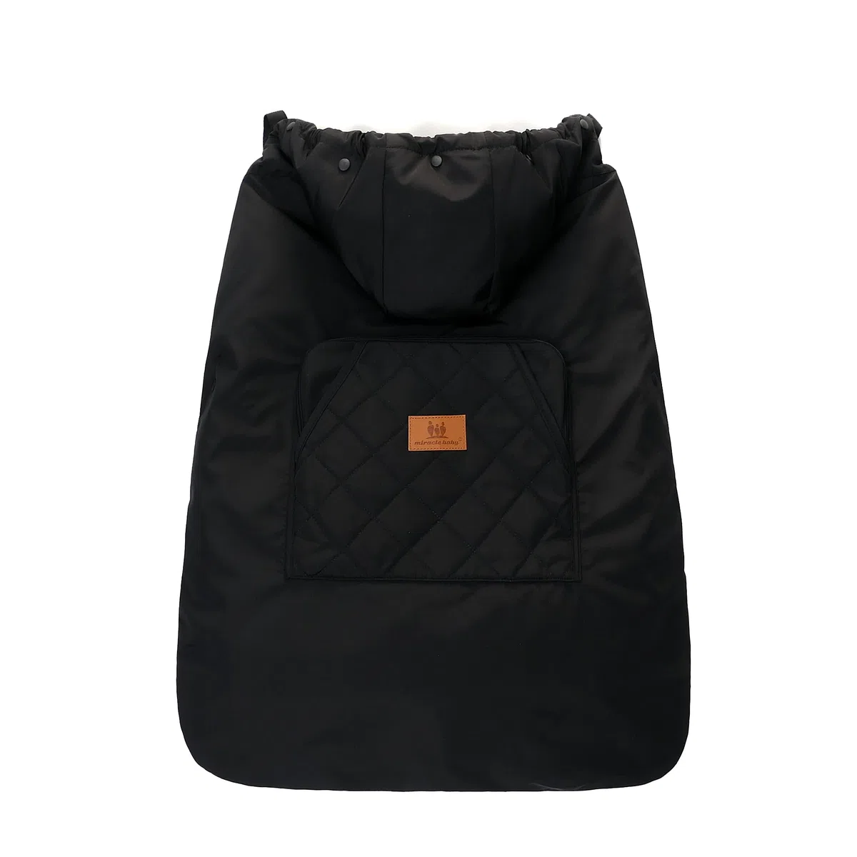Winterbezug für Babytrage, Warm Universal Babytragebezug Wasserdicht Tragecover für Babytragen (Schwarz)