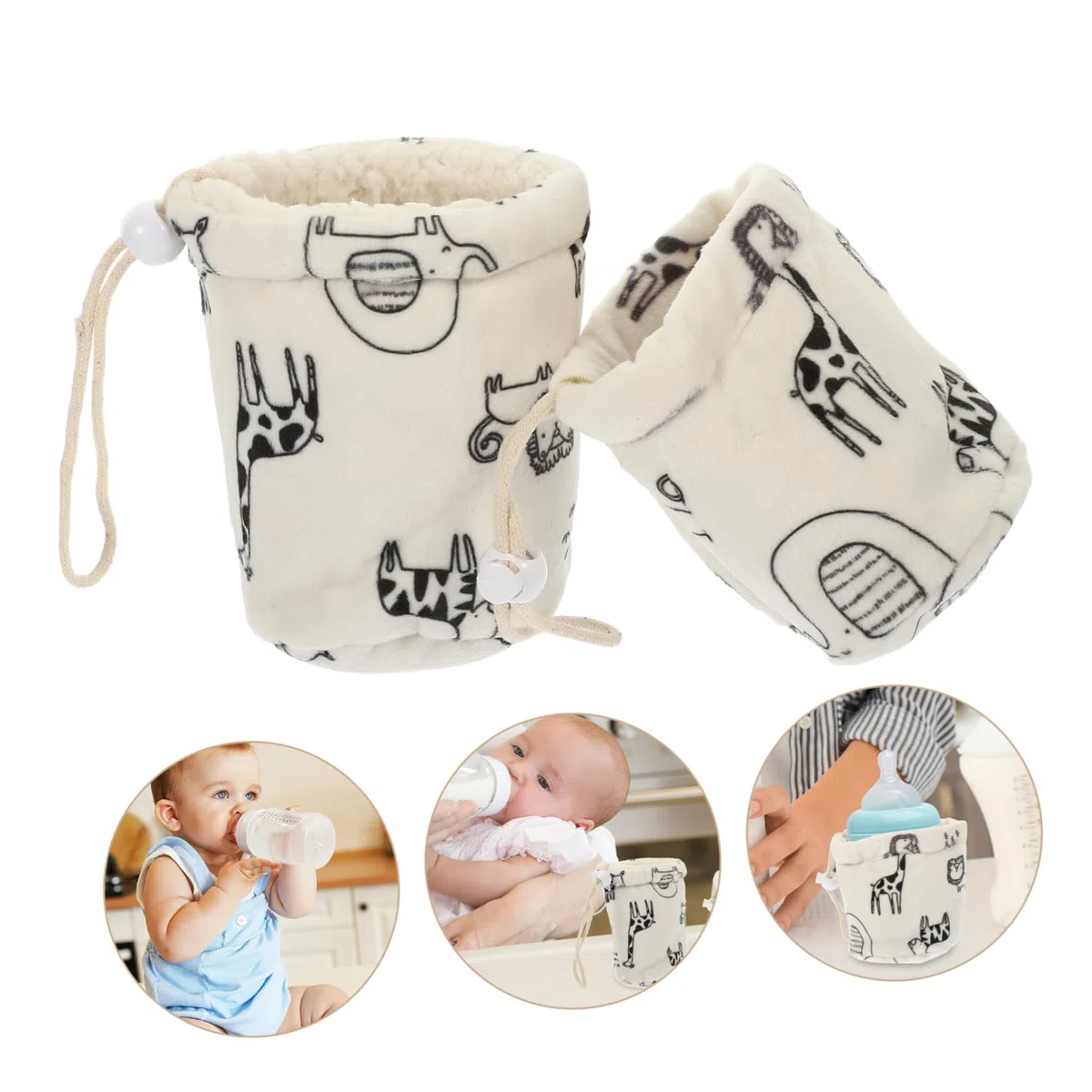 ORFOFE 6stücke Babyflaschen-schutzhüllen Anti-Fall Und Isolier-Sleeves Für Standard-babyflaschen Passend Für Wiederverwendbar Und Schadstofffrei