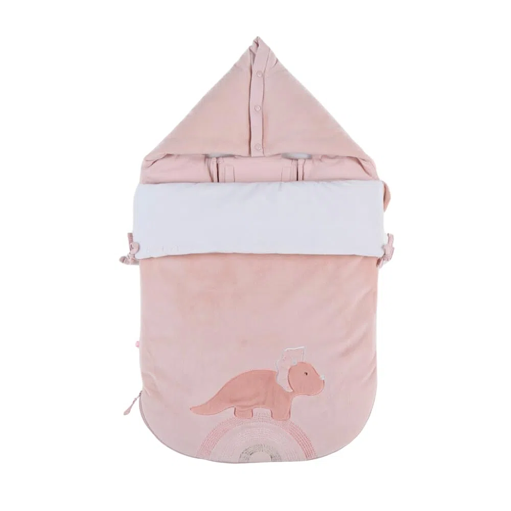 NOUKIE'S - Babyschlafsack Popsie aus Veloudoux - Puderrosa