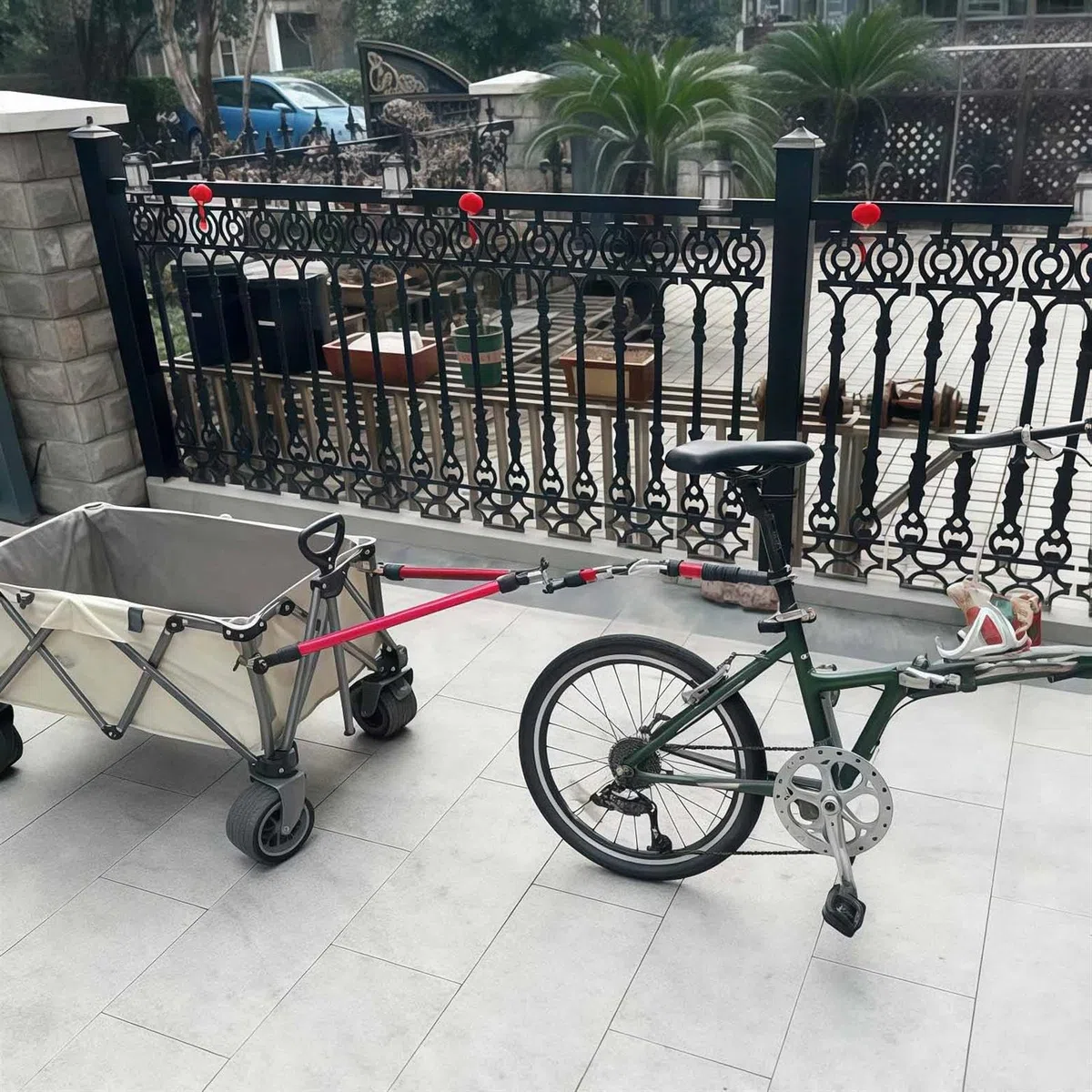 Anhängerkupplung für Fahrradanhänger, Anhängerkupplung aus Aluminiumlegierung zur einfachen Befestigung an Fahrrädern und Elektrofahrzeugen, ideal für Haustiertransport und Outdoor-Abenteuer