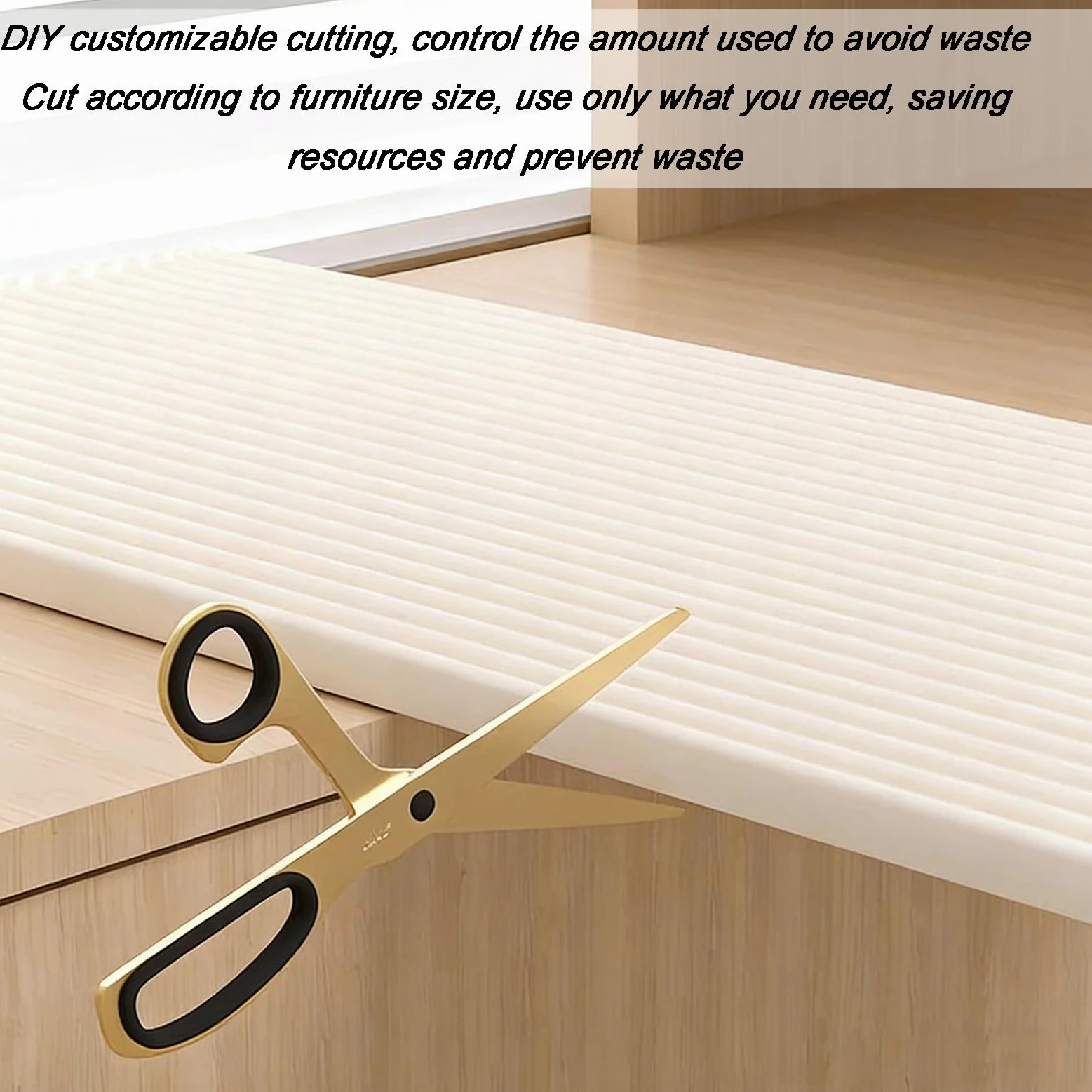 Schaumstoff-Sicherheitsstreifen Selbstklebend Kanten- und Eckenschutz für Möbel, Tische, Stühle, Treppen und Arbeitszimmer, Braun, 2M