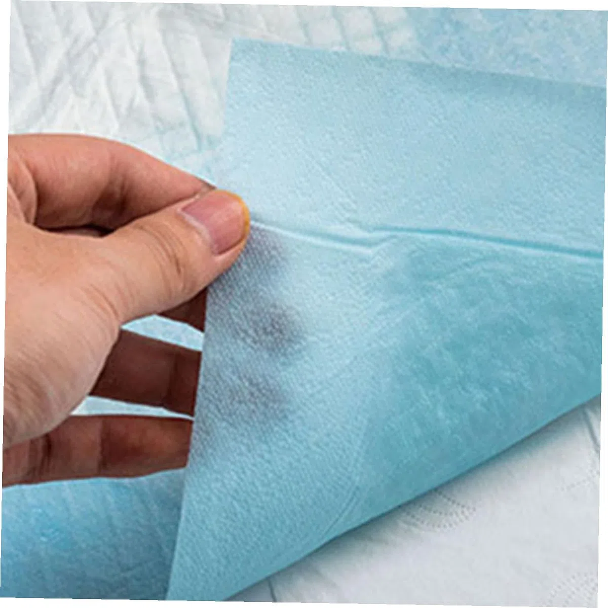 100 Einweg Wickelunterlagen 60x90cm Saugfähige Wickelauflagen mit Auslaufsicheren Kanten für Babys und Erwachsene Hautfreundliche Vliesstoff Pads zur Inkontinenzpflege