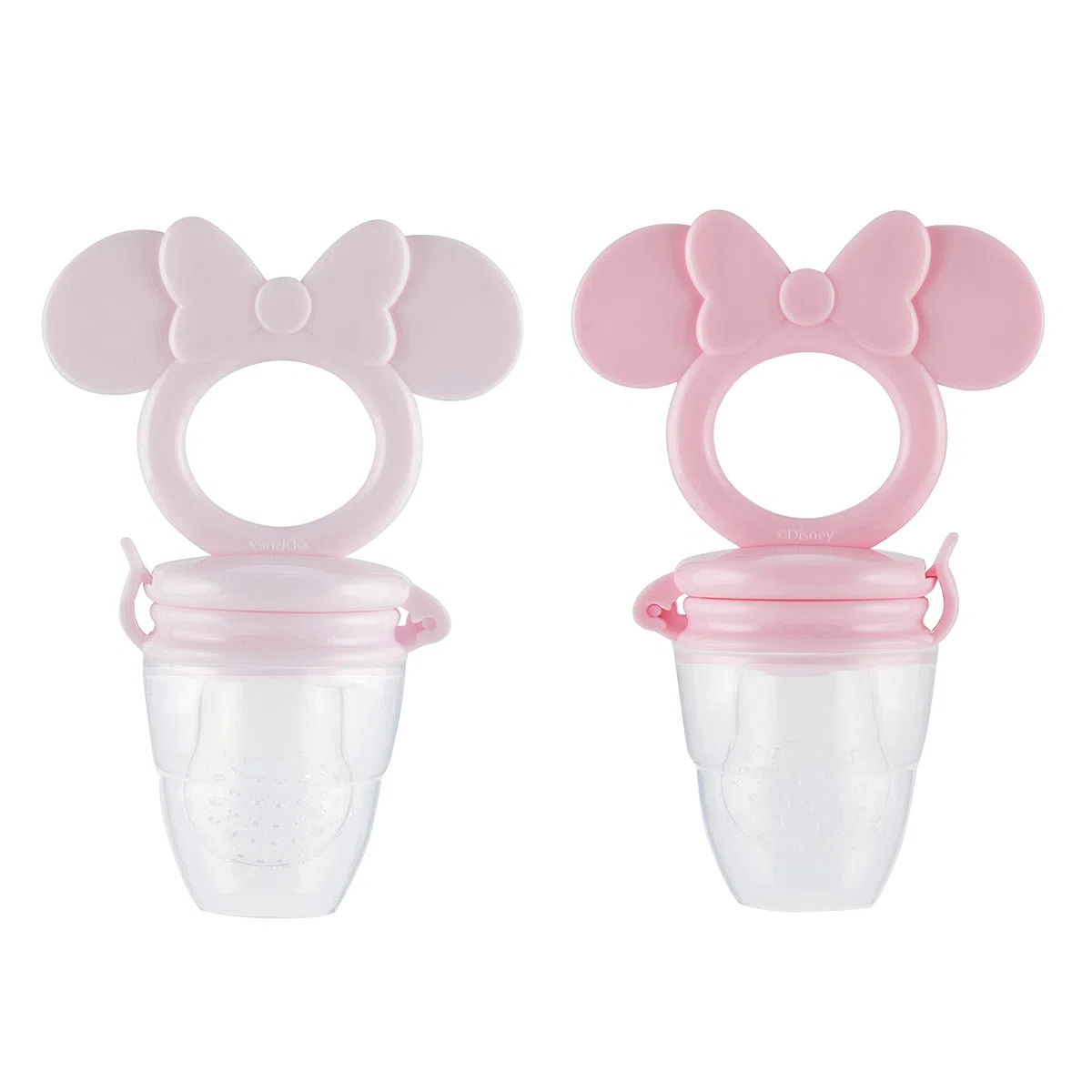 Disney Mickey und Minnie Beißring mit Fruchtfutterstation - Sicheres und langlebiges Design zur Beruhigung der Zahnungsschmerzen Ihres Babys