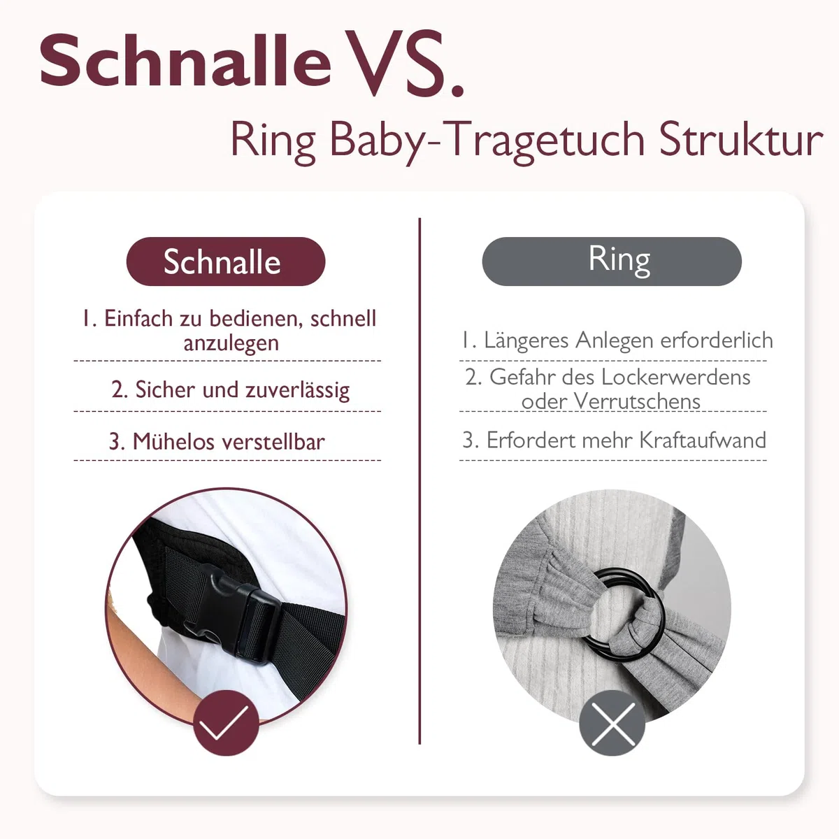 Momcozy Verstellbarer Schnallen Tragetuch Baby Neugeborene mit Air-Mesh, einfach zu tragendes Babytragetuch, bis Kleinkind (3,6-15kg), geeignet für Taillenumfang 76,2-119,4 cm, Schwarz