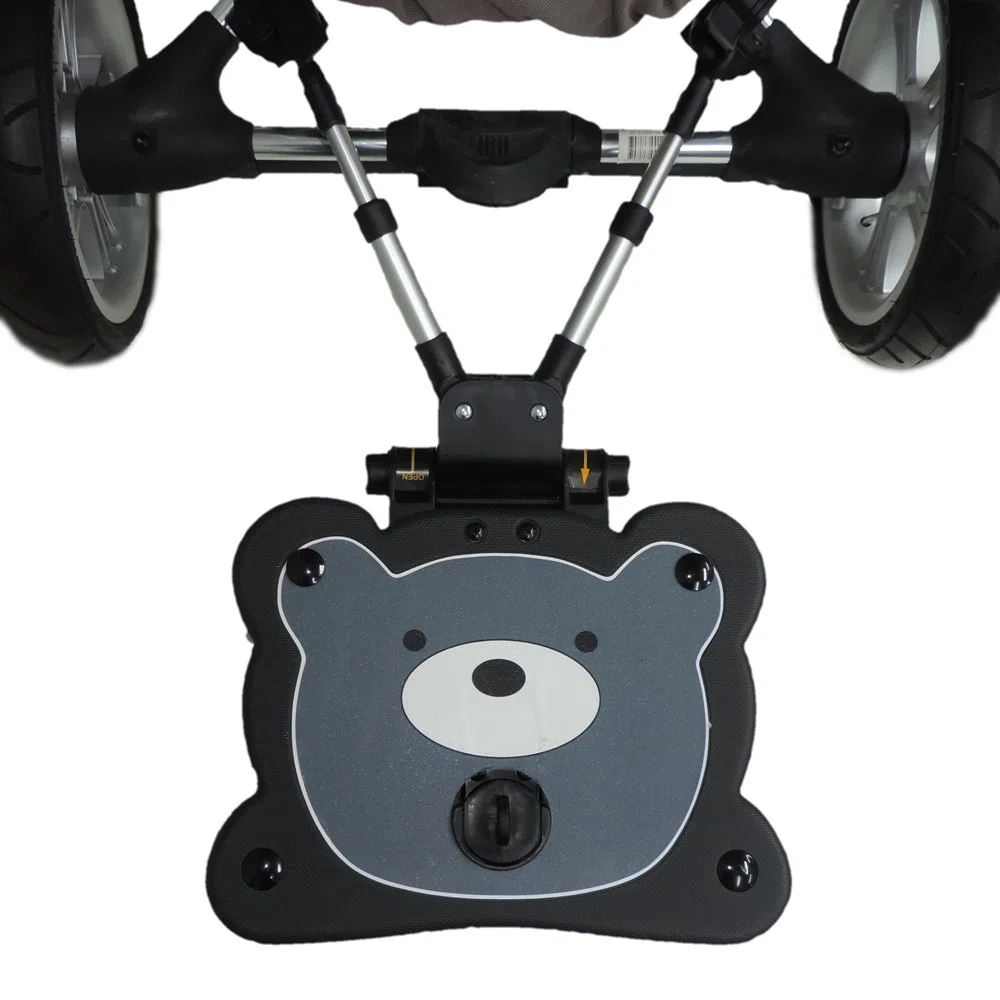 Eichhorn Kinderwagen Cozy B Rider + Sitz mit Lenkrad, schwarz