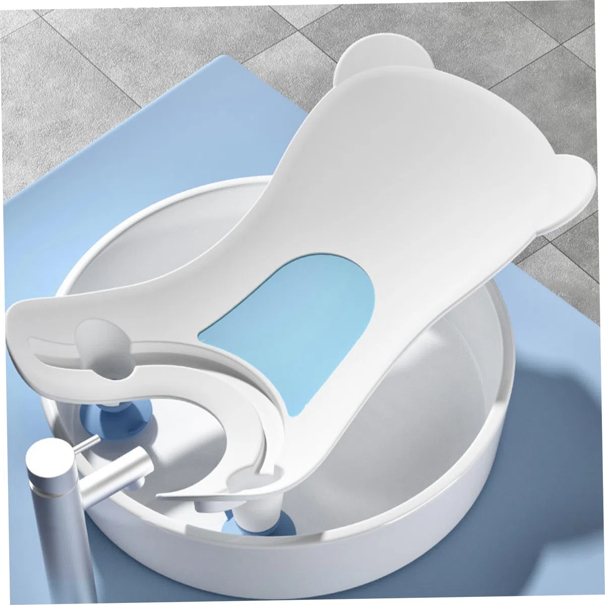 Baby Sink Bad, tragbares Baby Butt Waschbecken, Gesäßstützenwaschwerkzeug für die tägliche Badewanne der Badewanne