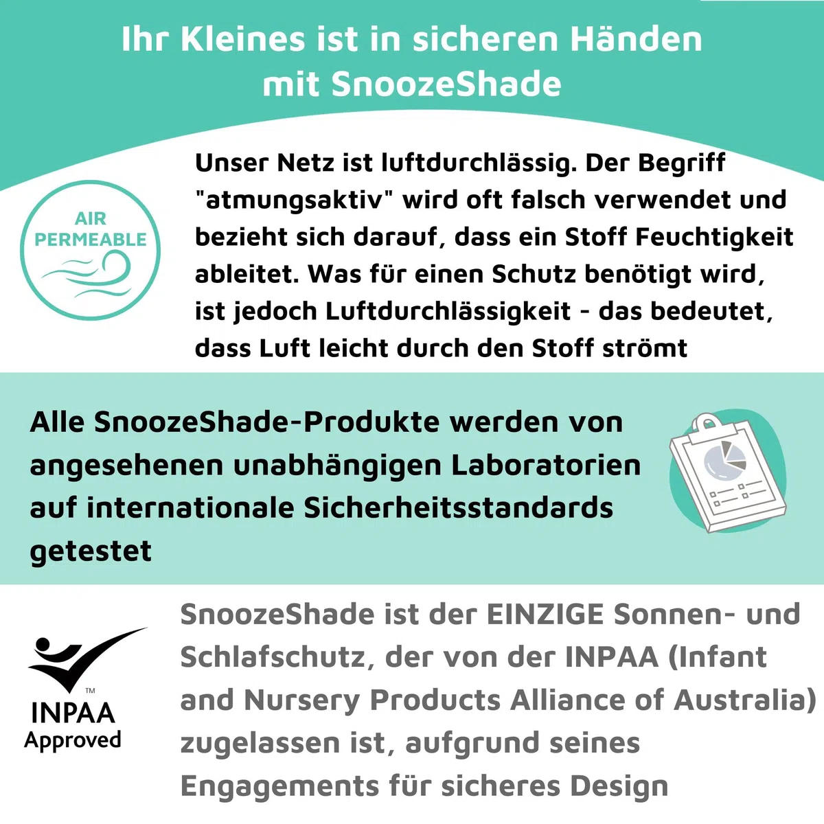 „SnoozeShade Plus Extra (6–9 Monate bis 3 Jahre) Universal-Passform für Baby- und Kleinkind-Buggys und Kinderwagen, Sonnenschutz und Einschlafhilfe für Kinderwagen | Blockiert sicher bis zu 99% der