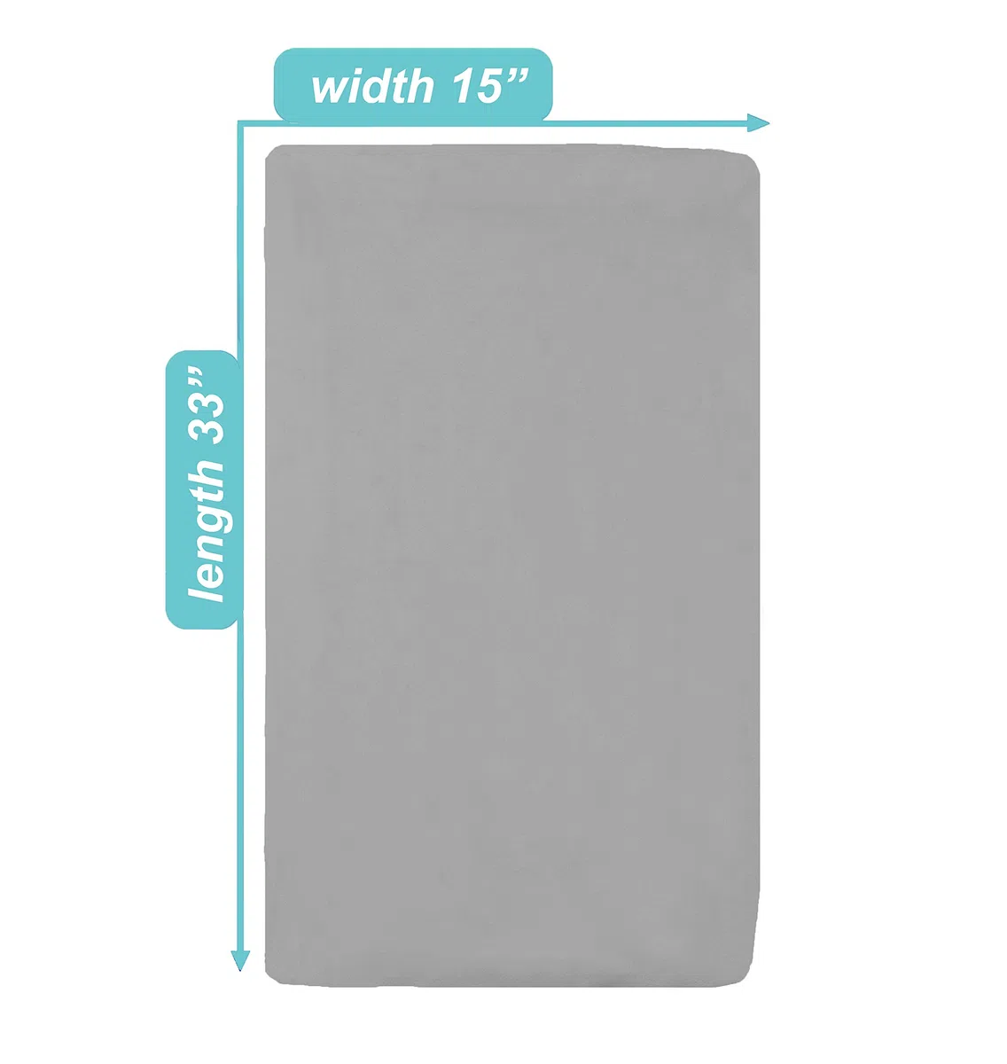 American Baby Company 2 Pack 100% Natural Cotton Value Jersey Knit Fitted Bassinet Sheet, Grau, Soft Breathable, for Boys and Girls