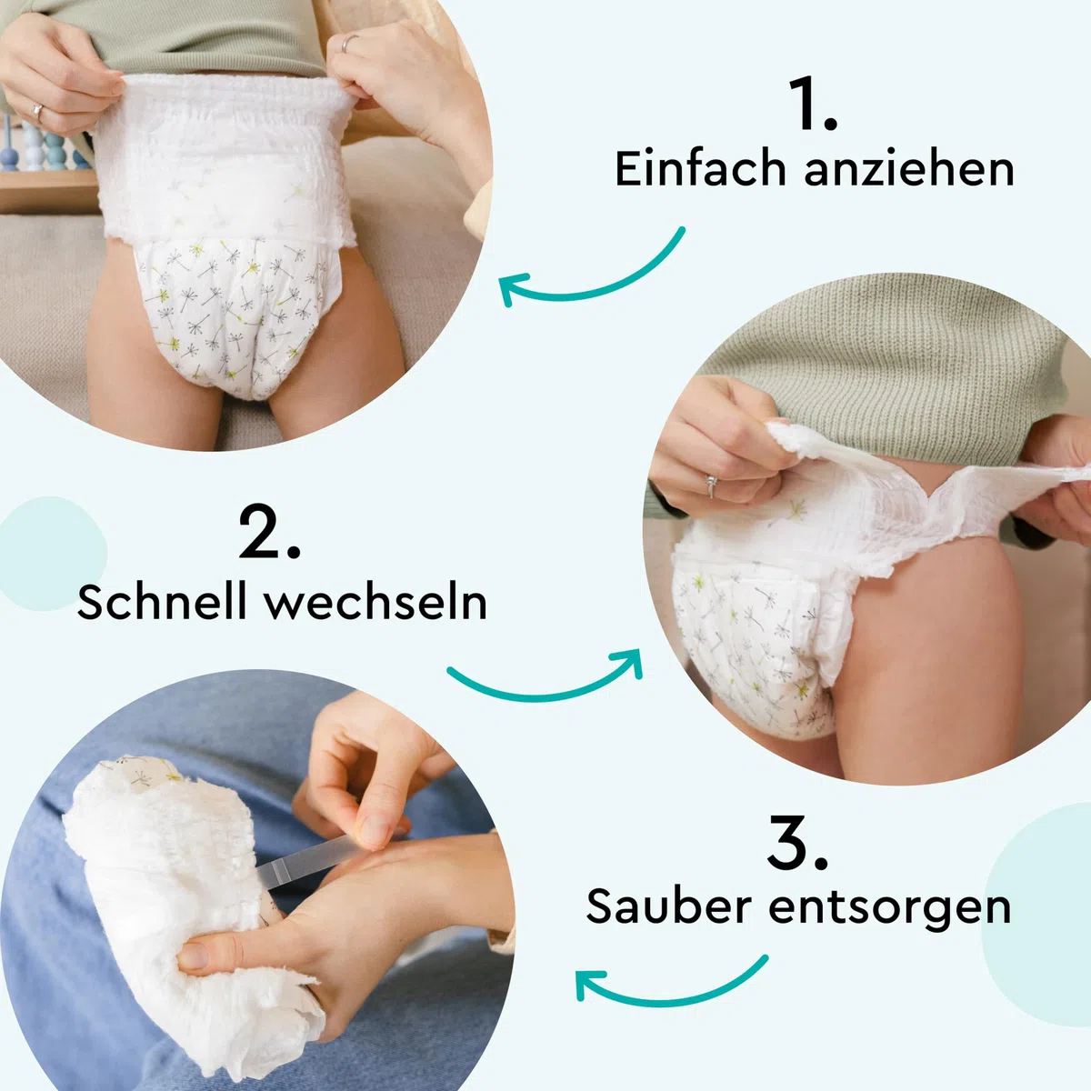 LILLYDOO Baby Windeln Pants Größe 5 (11+ kg) Monatsbox 132 Höschenwindeln Auslaufschutz Hautfreundlich Weich Ohne Lotionen