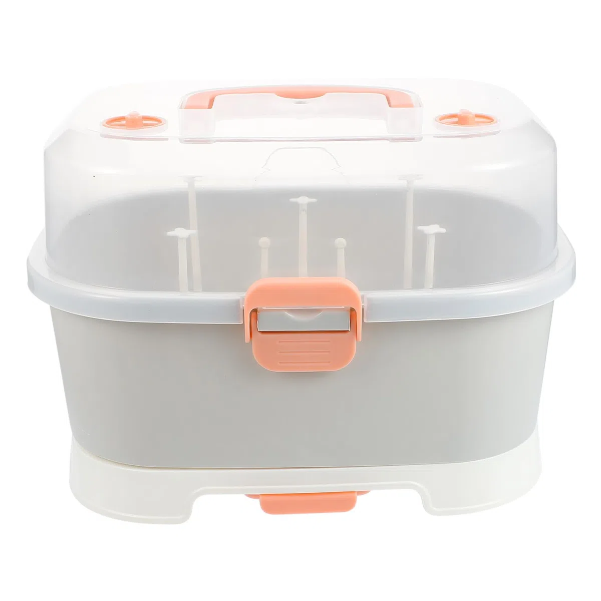 Tragbare Aufbewahrungsbox für Babymilchflaschen, Pp, Groß | Babyschale für Reisen und Outdoor, Leicht zu Reinigen, für Schnuller und Milchflasche