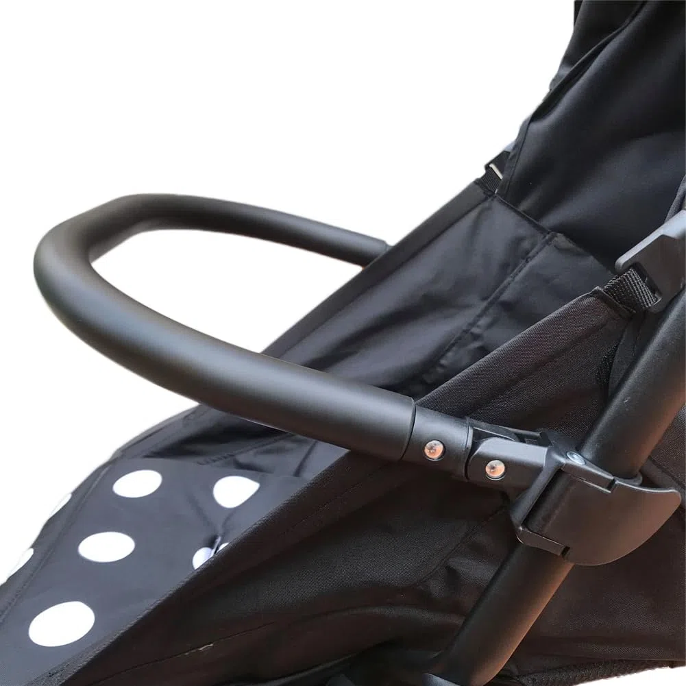 Sicherheitsbügel Für Kinderwagen,Zubehör Für BBZ Yoyo Armlehne Aus Silikonledertasche Aluminiumlegierung, 42,5x6,5x34cm