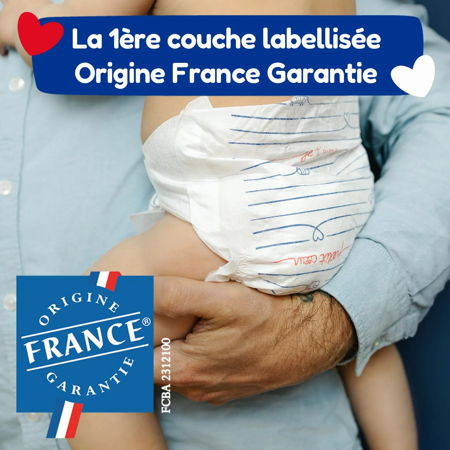 Carryboo - Windeln Größe 4+ (9 – 20 kg) – gesund und extrem saugfähig – 12 Stunden auslaufsicher – ohne unerwünschte Substanzen – hergestellt in Frankreich – erschwinglicher Preis – 126 Einwegwindeln