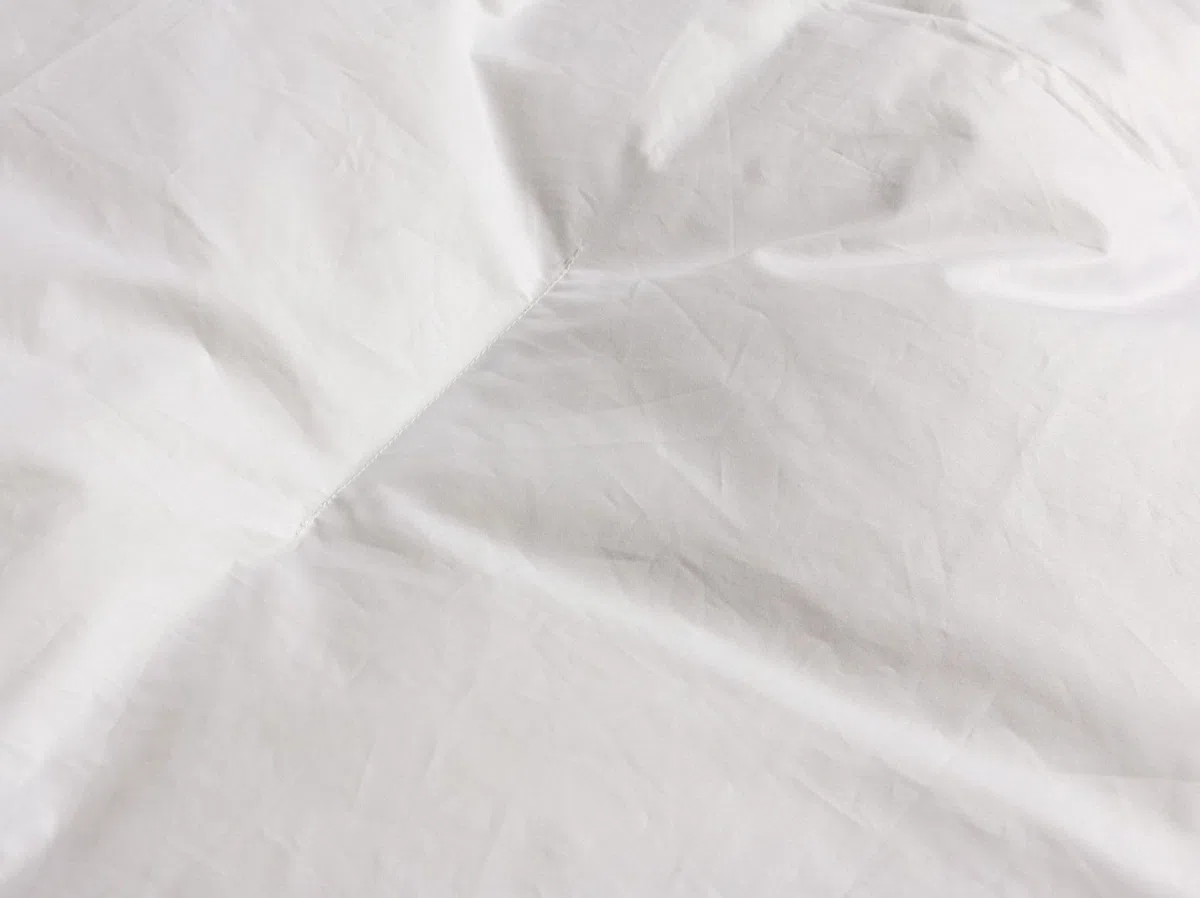 Betten Hofmann Franken Baby Ganzjahres Daunendecke 80x80 cm Steppbett 100% Daunen, leicht und flauschig, atmungsaktiv, waschbar, Naturprodukt