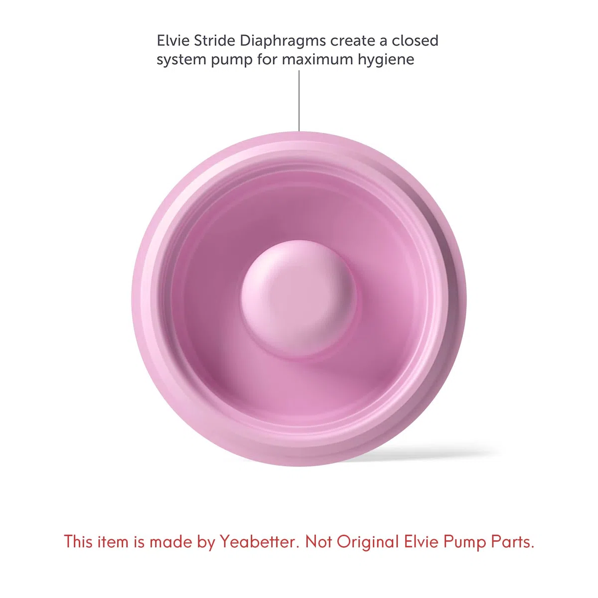 3er-Pack Pumpendichtungen, kompatibel mit Elvie Stride Milchpumpenmembran, Stillzubehör, Zubehör für Muttermilchaufbewahrung und Milchpumpen, keine Original-Elvie Stride Pumpenteile