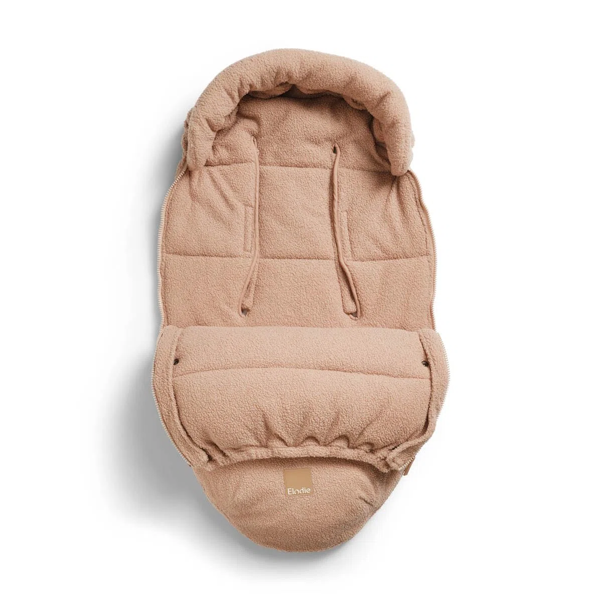 Elodie Details Universelle Fußsack für Kinderwagen Pink Bouclé