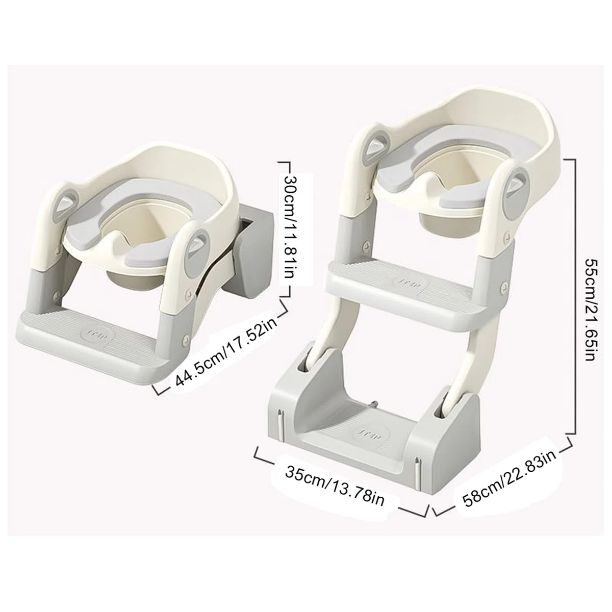 Reise-Töpfchen-Sitz Für Kids Tritthocker für Kleinkinder Mädchen | Faltbarer Töpfchen-Toilettensitz Badezimmer Zuhause Outdoor Camping Auto Stillzimmer