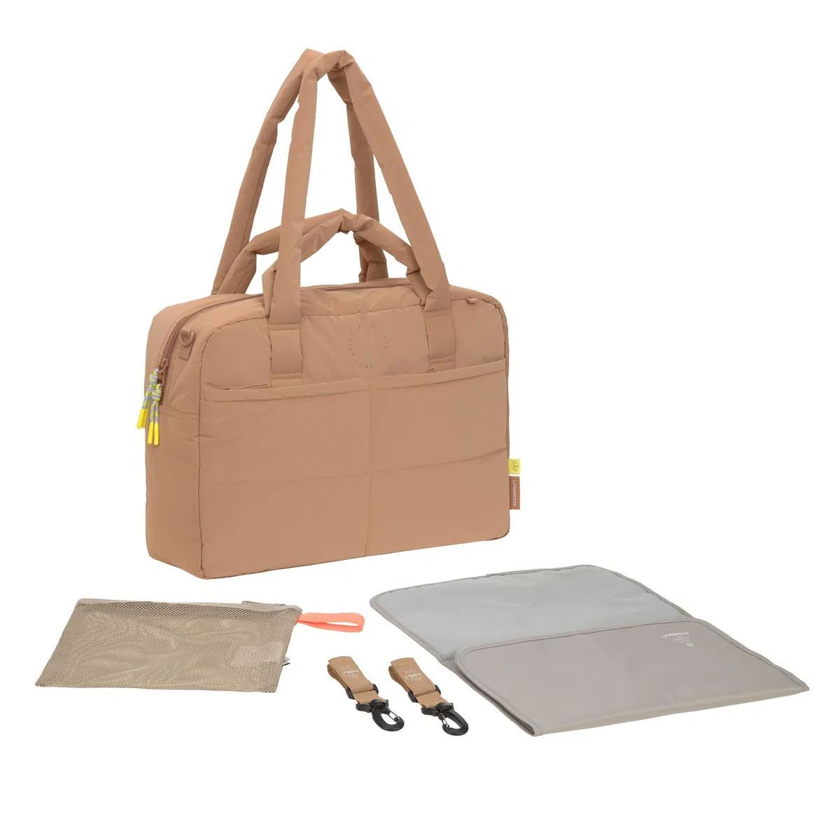LÄSSIG Baby Wickeltasche wasserabweisend Everyday Bag almond