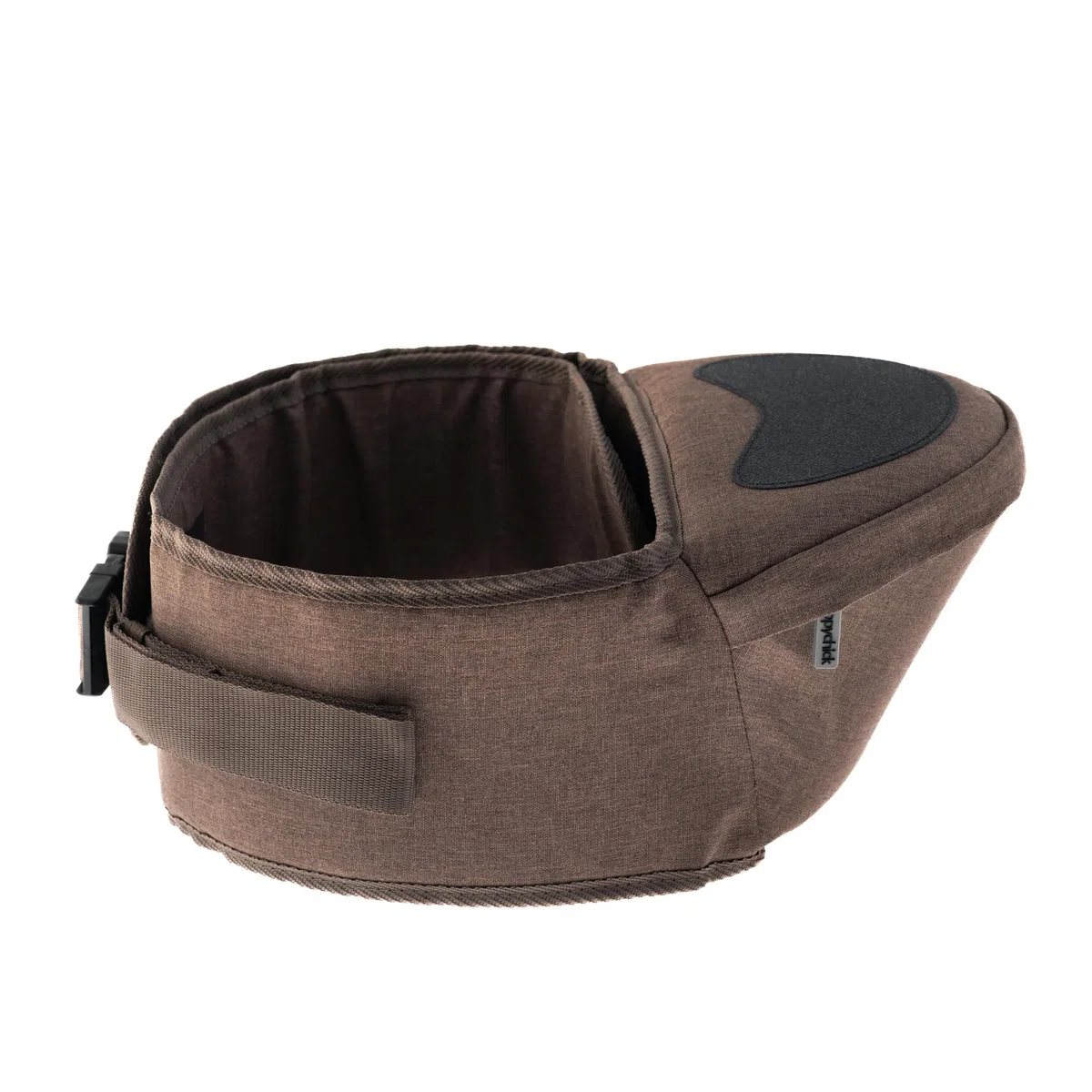 Hippychick Hipseat Babytrage Braun Leichte Rückensparende Unterstützung Taillenhocker Ergonomisches Design Verstellbarer Gurt Geeignet für Säuglinge von 6 Monaten bis 3 Jahren Denim Mokka