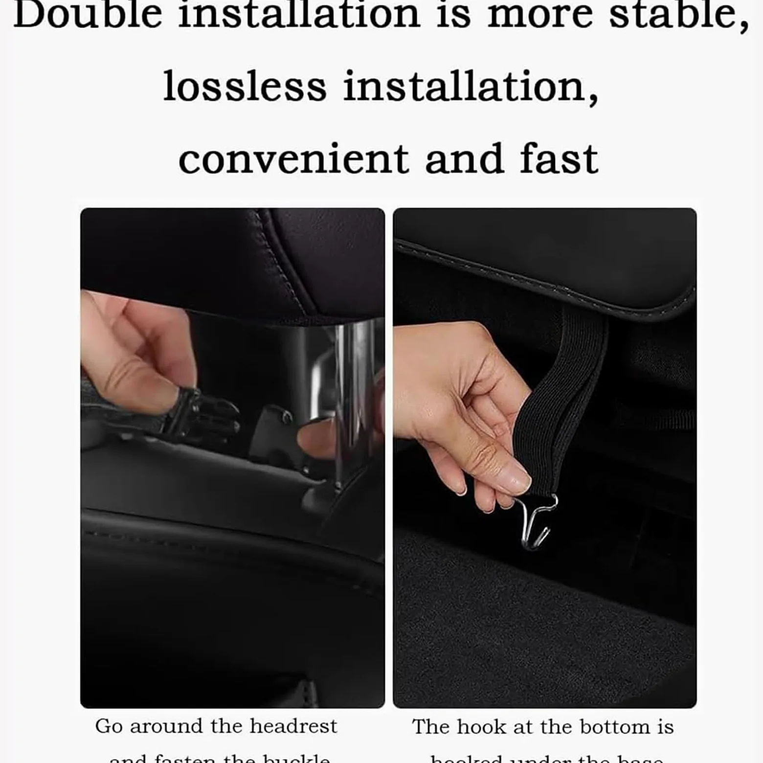 Autositz Organizer für Mazda 6 2013-2019, Wasserdicht Vielseitige Aufbewahrungstaschen für Autositz Zurück, Kofferraum Organizer für Reise Tägliche Gebrauch,A/Black