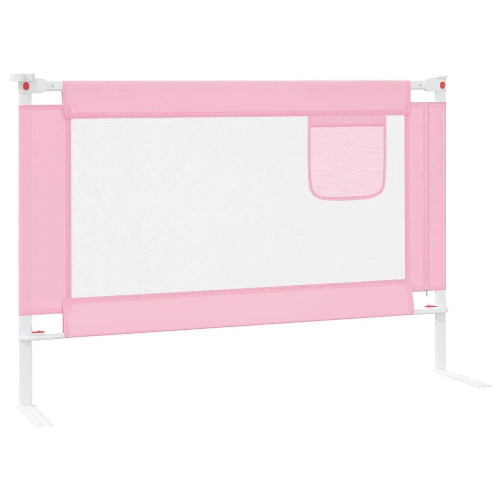 Generisch Kleinkind-Bettschutzgitter Rosa 100x25 cm Stoff,Baby & Kleinkind,Babysicherheit,Baby-Bettschutzgitter,10199