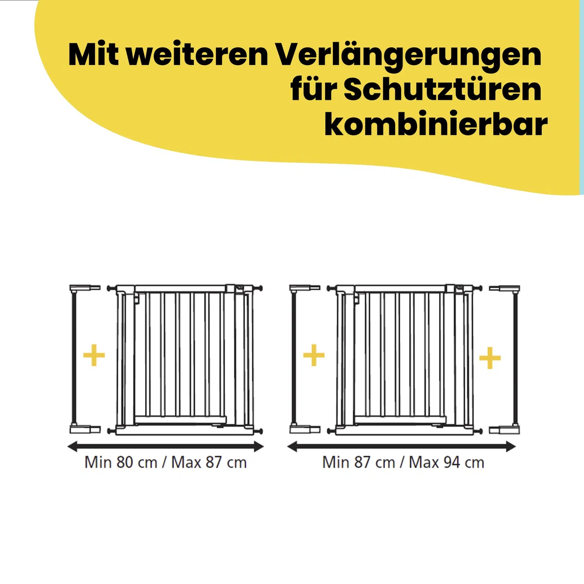 Safety 1st 7 cm Treppenschutzgittererweiterung für Essential Wooden Gate, Treppenschutzgittererweiterung, 6 Monate - 2 Jahre