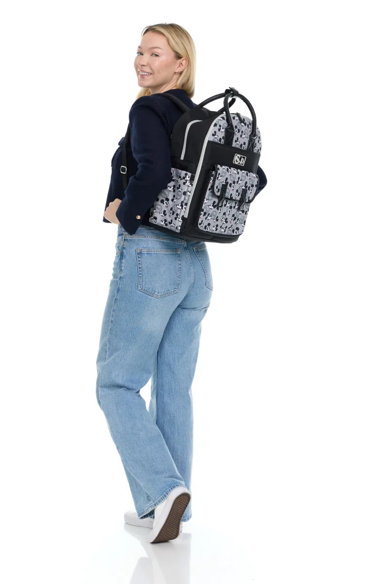 Disney Unisex Baby Backpack Diaper Bag| Large Travel Diaper Backpack| 16-inches Height Multi-functional Baby Bag Rucksack-Wickeltasche