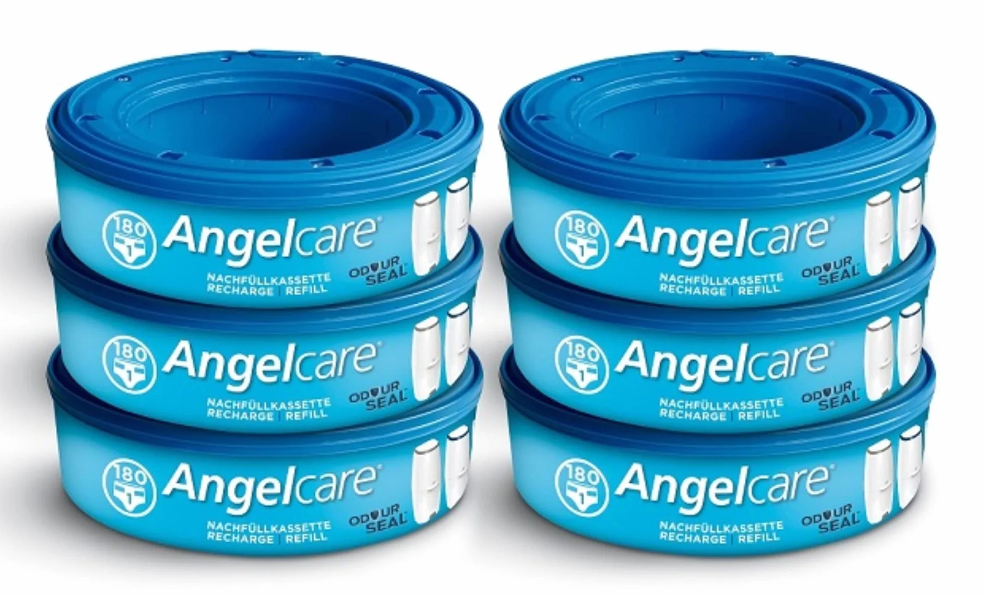 LOT VON 6 Recharges POUR Poubelle Angelcare catégorie: Pot & REDUCTEUR)