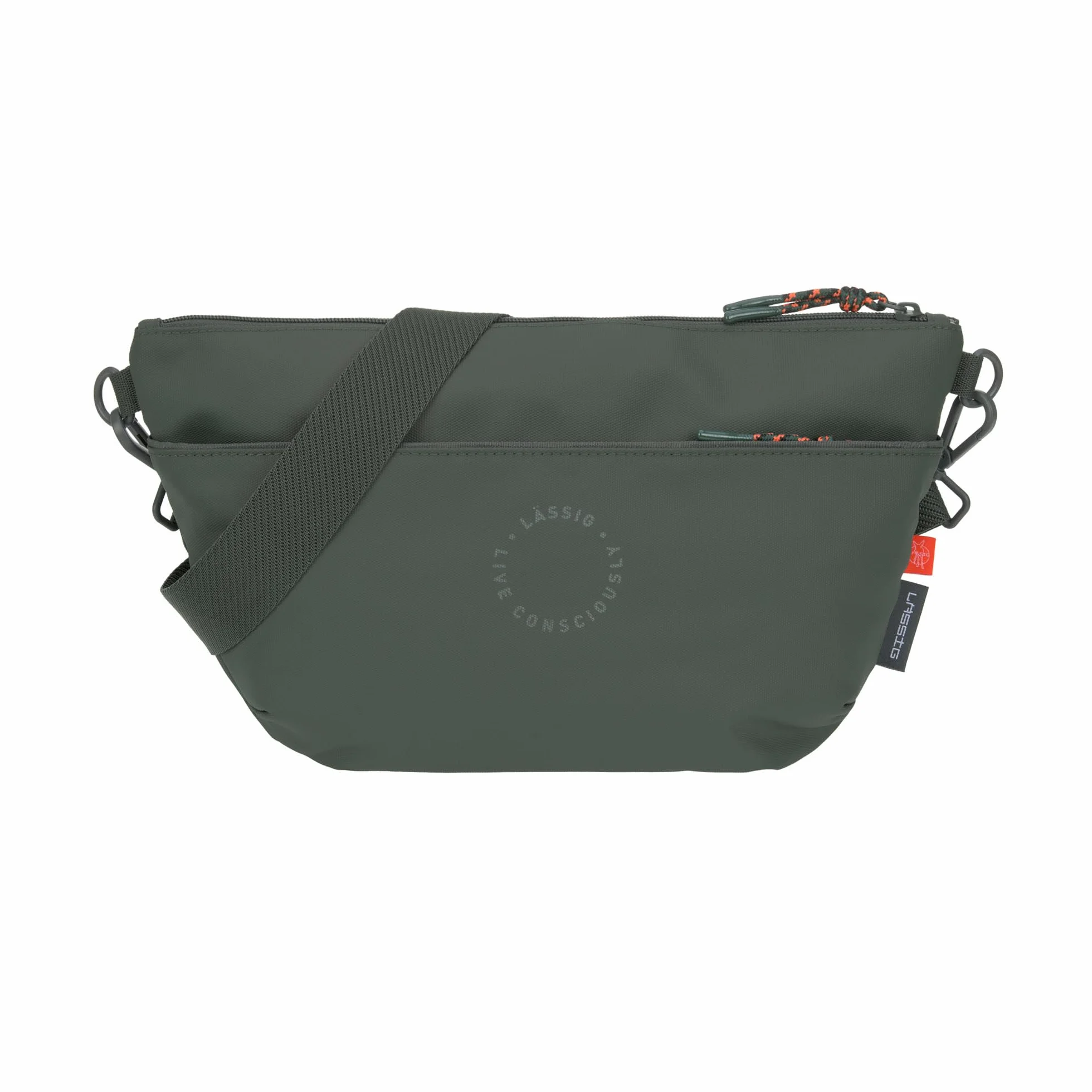 LÄSSIG Baby Kinderwagenorganizer Umhängetasche Kinderwagentasche inkl. Kinderwagenbefestigung/Buggy Bum Bag dark olive