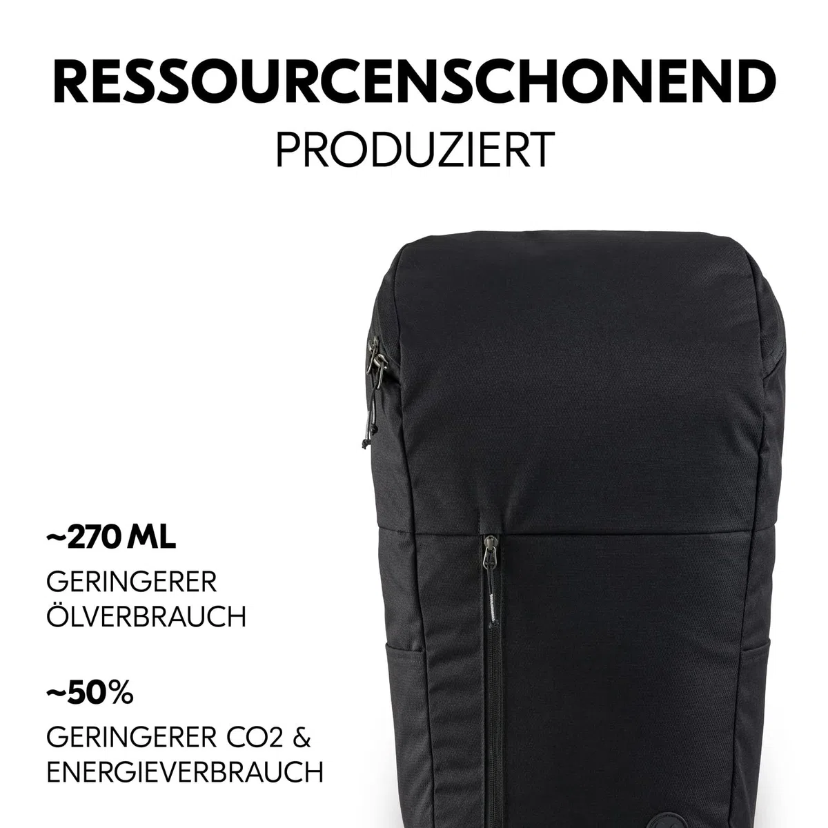 hauck Pack N Walk, Schwarz - Wickelrucksack und Wickeltasche 22 Liter mit Innentaschen, Außenfächern, Verstellbare Gurte und Brustgurt - Rucksack für Damen und Herren