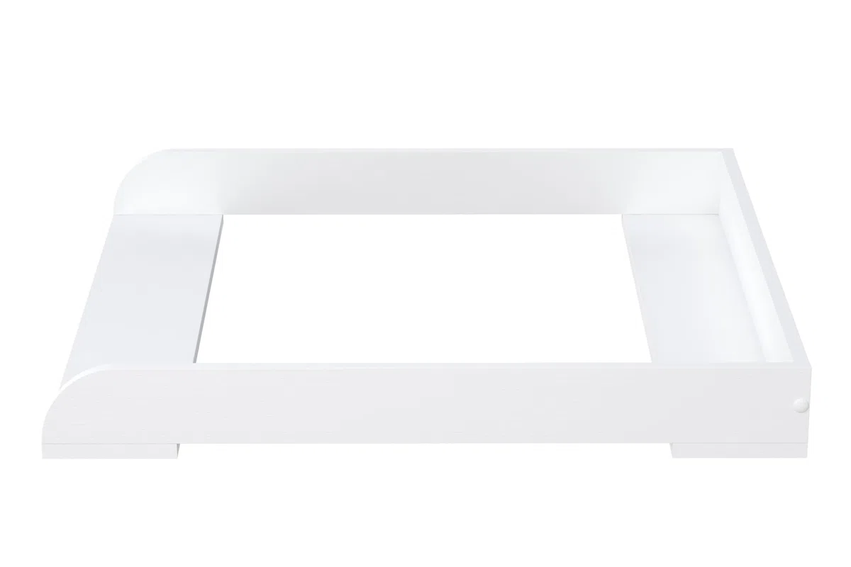 Shefa Kids Wickelaufsatz 800 - Universeller Wickeltischaufsatz für Ikea Kommoden MALM, HEMNES und NORDLI, Weiß