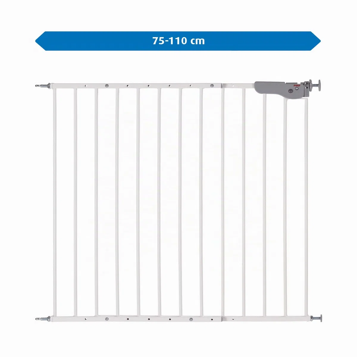 reer Türgitter und Treppengitter Advanced zum Schrauben, stabiler Halt, Durchgangsbreite 75-110cm