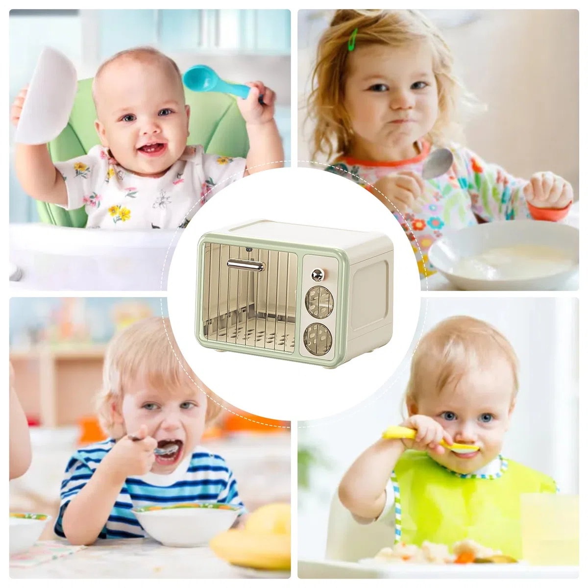 Organisator für Babyflaschen - 37 cm Aufbewahrungsregal | PP+PET Trennwanne - Ausziehbarer Ablauforganisator für Babyflaschen, Tassen und Küchenzubehör, langlebig und praktisch