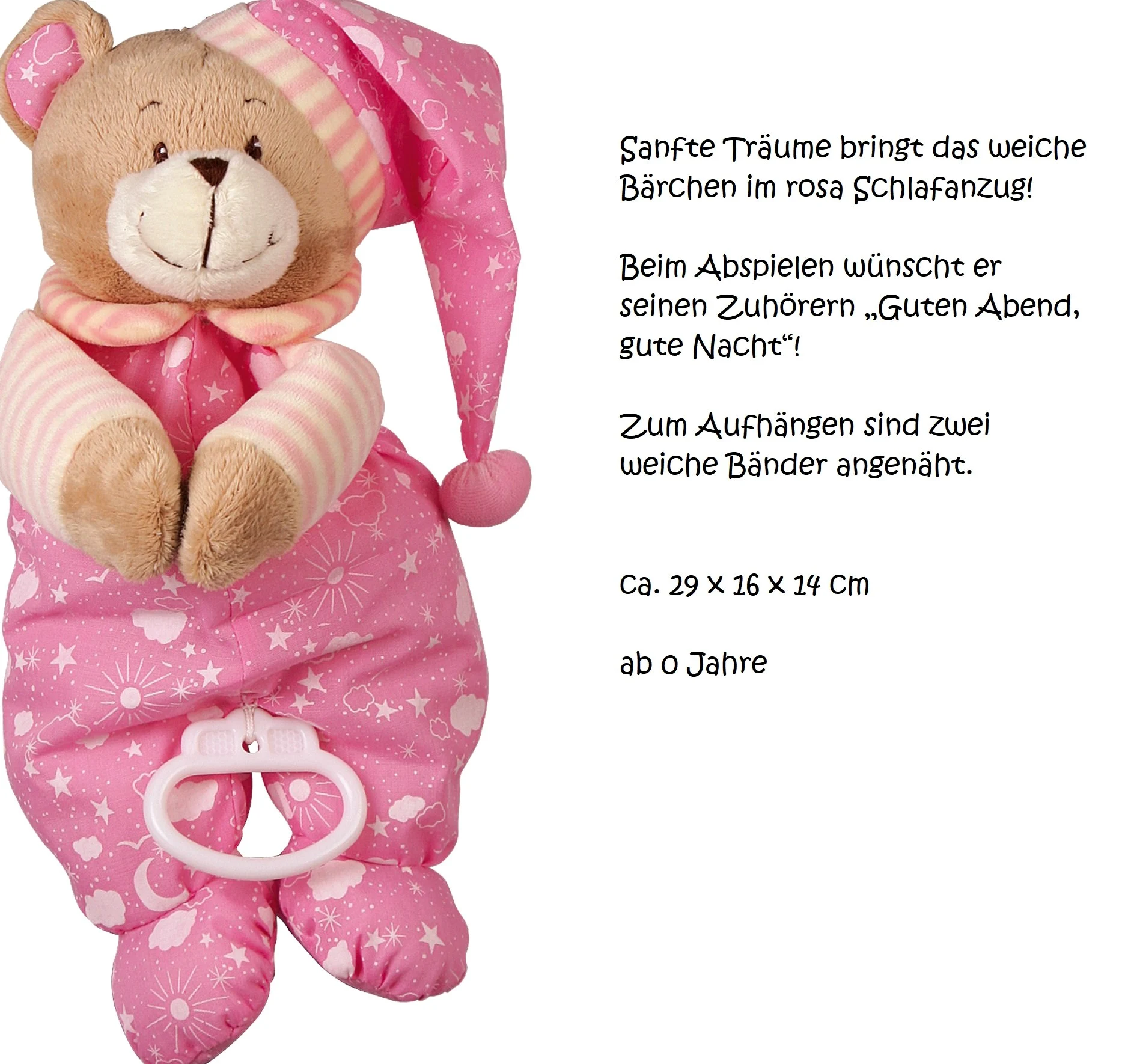Große Windeltorte Windelschloss, 3-stöckig | Spieluhr Teddybär rosa + personalisierbar mit Name | Prinzessin-Edition mit Teddybär und Lätzchen, Baby Geschenkset