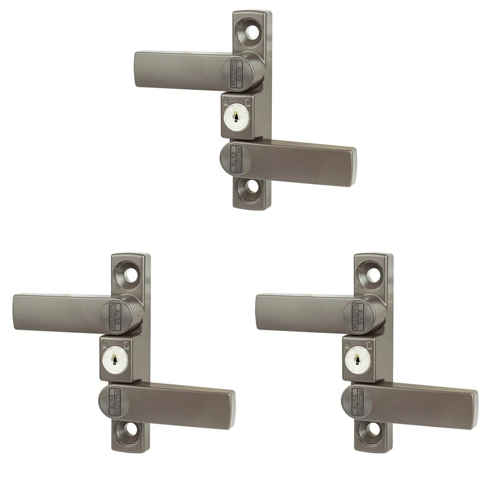 Burg Wächter Winsafe WS 22 BR SB Fenstersicherung, Braun, 205 x 150 x 46 (Packung mit 3)
