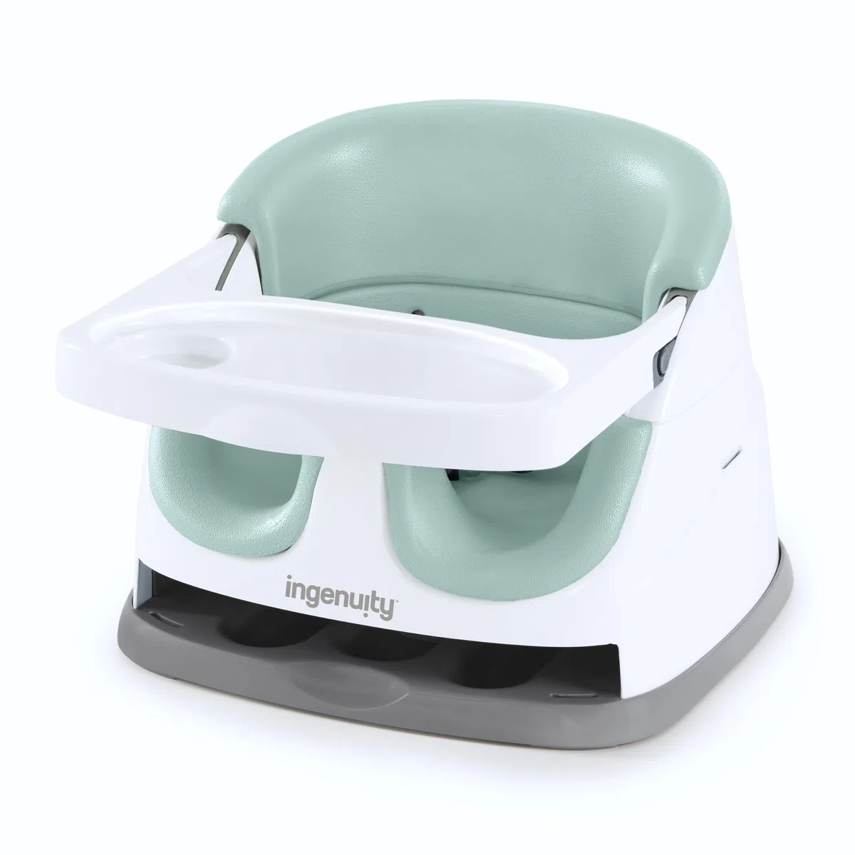 Ingenuity 2 in 1 Sitzerhöhung Stuhl, Babysitzerhöhung & Kleinkindersitz mit abnehmbaren Tablett, ab 6 Monaten