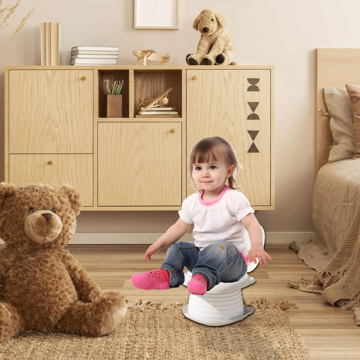 Tragbares Töpfchen für Kleinkinderreisen,Tragbares Kleinkindtöpfchen | Faltbare Autotoilette für Kleinkinder - Reise-Autotoilette klein, faltbar, inklusive saugfähigem Papier, tragbar für Kinder,