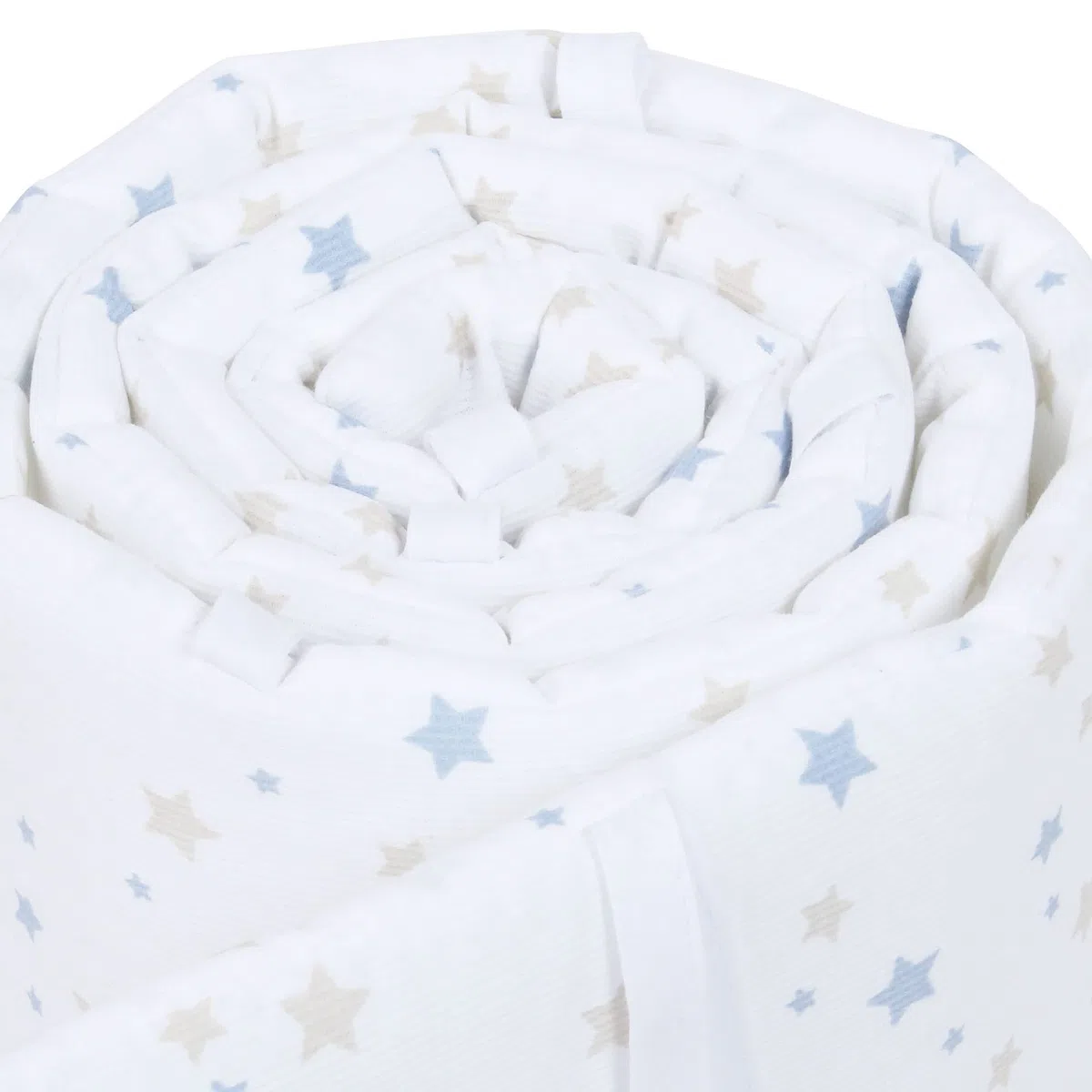babybay Nestchen Piqué passend für Modell Boxspring XXL, weiß Sternemix sand/azurblau