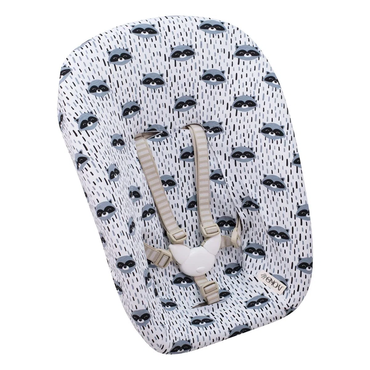 JYOKO Kids Bezug kompatibel mit Stokke Newborn (Raccoon)