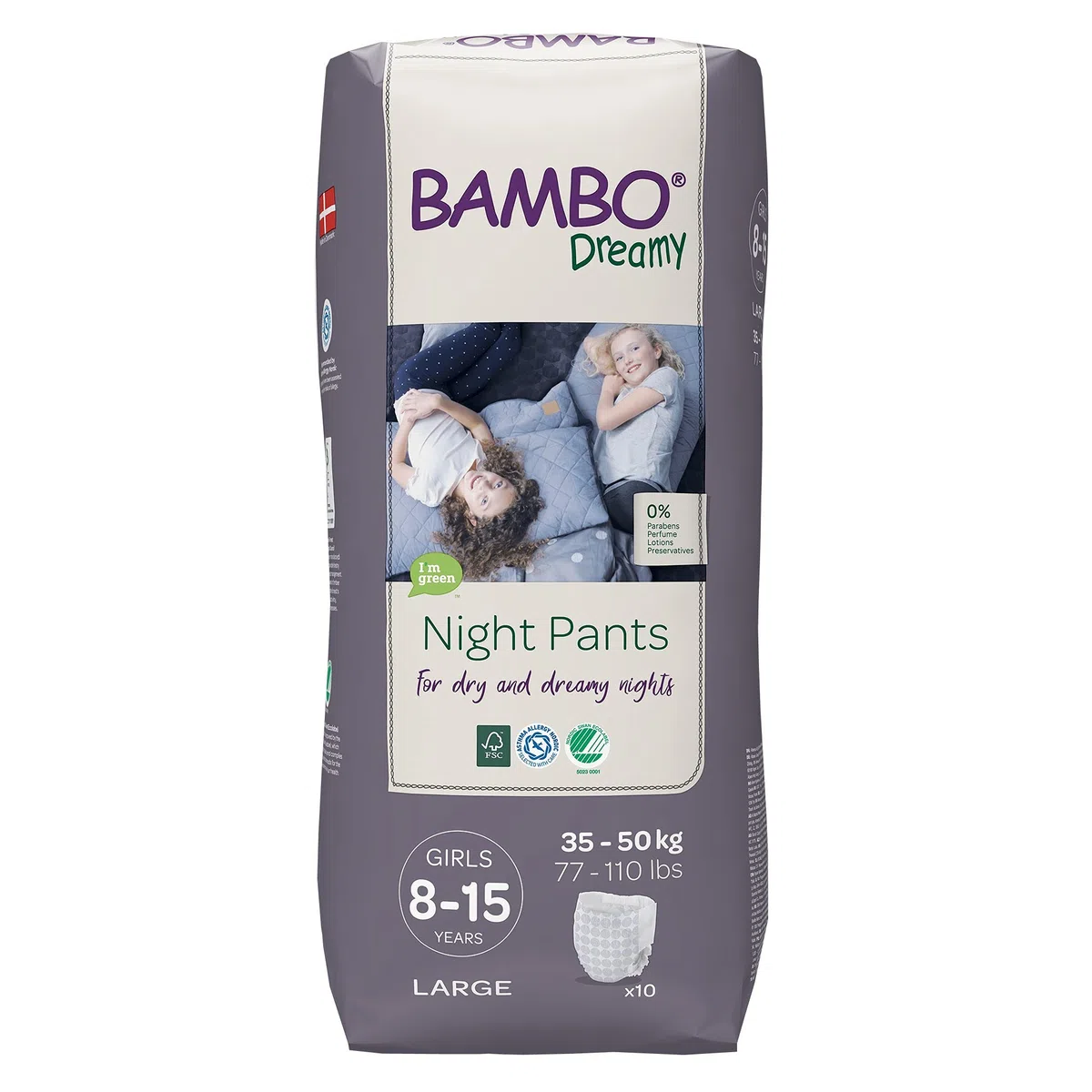 Bambo Nature, erstklassige Windelhosen für Mädchen
