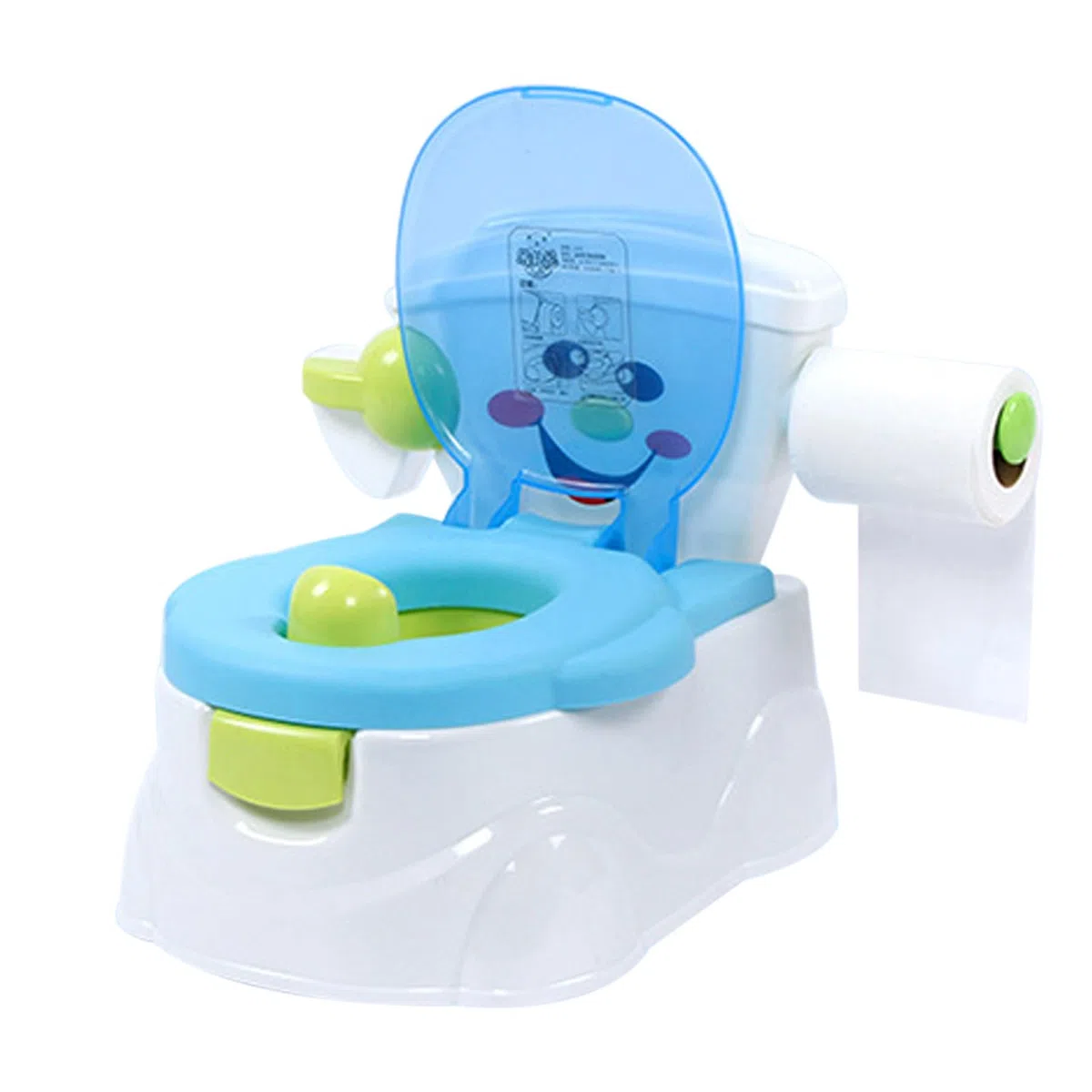 Toilette, Töpfchen Baby Urinal Training Toilette Babytopf WC Toilette Topfstuhl Toilettentraining für Klein von 6 Monaten bis 5 Jahre (Blau)