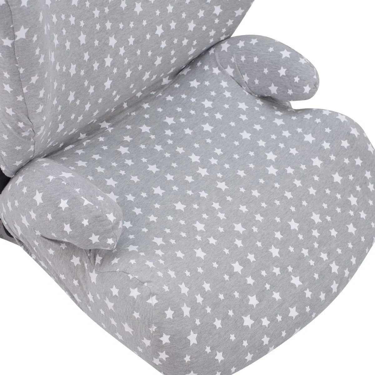 JYOKO KIDS Bezug kompatibel mit Britax Romer Kidfix, aus Baumwolle (Romer Kidfix, WHITE STAR)