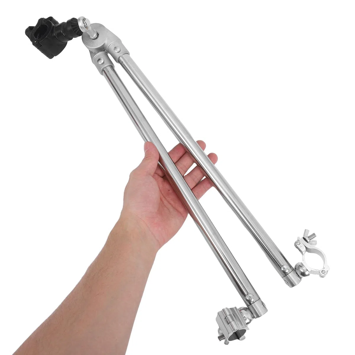 Kisangel Schnellverschluss Anhängerkupplung Adapter für E Bikes und Bollerwagen Metallklemme für Zusammenklappbare Camping und Einkaufsträger Wetterfester Fahrradanhänger Anschluss für